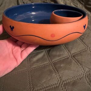 Disney chips and dip clay Bowl